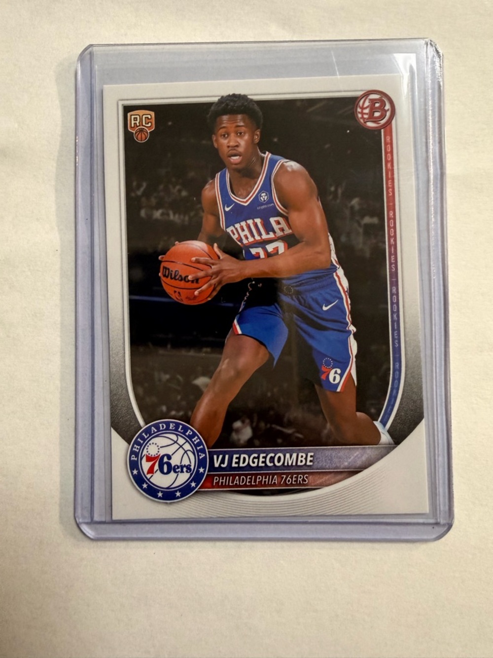 🔥VJ Edgecombe Philadelphia 76ers Rookie Basketball Card